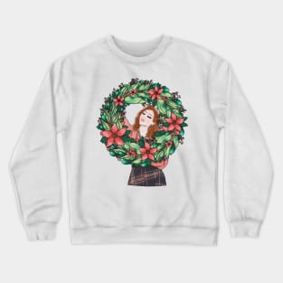 Christmas girl (10) Crewneck Sweatshirt